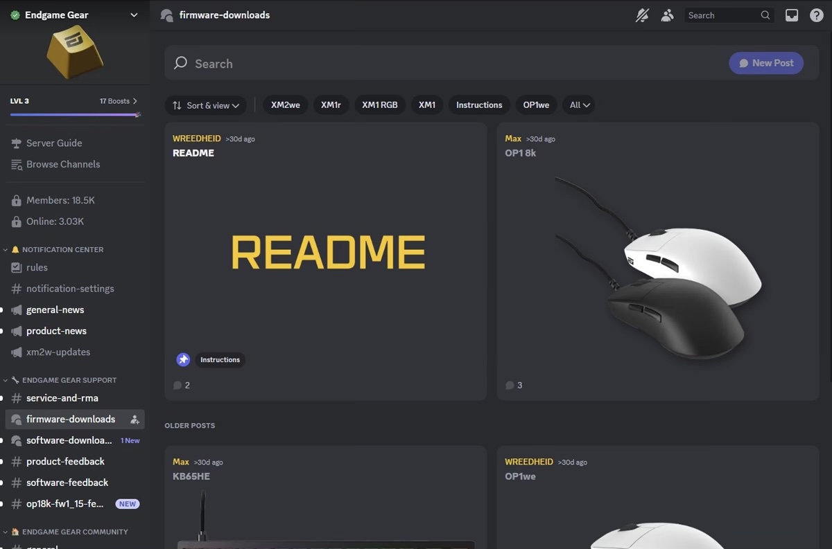 endgame gear discord screenshot