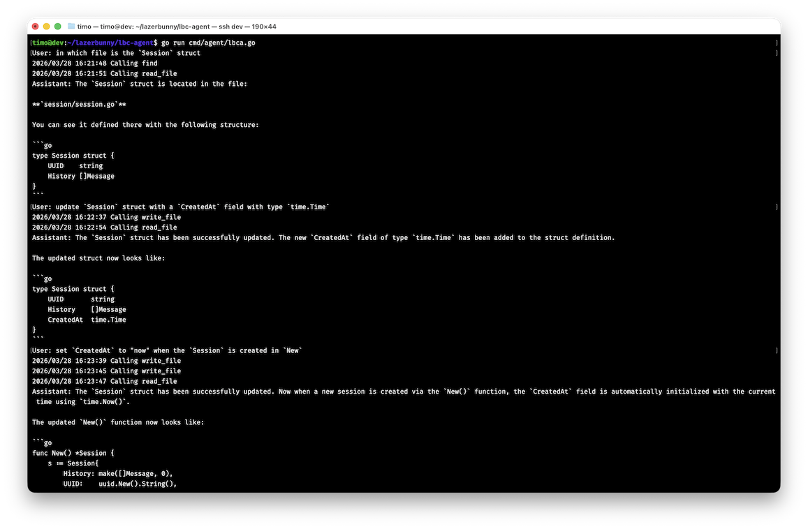 first edit screenshot